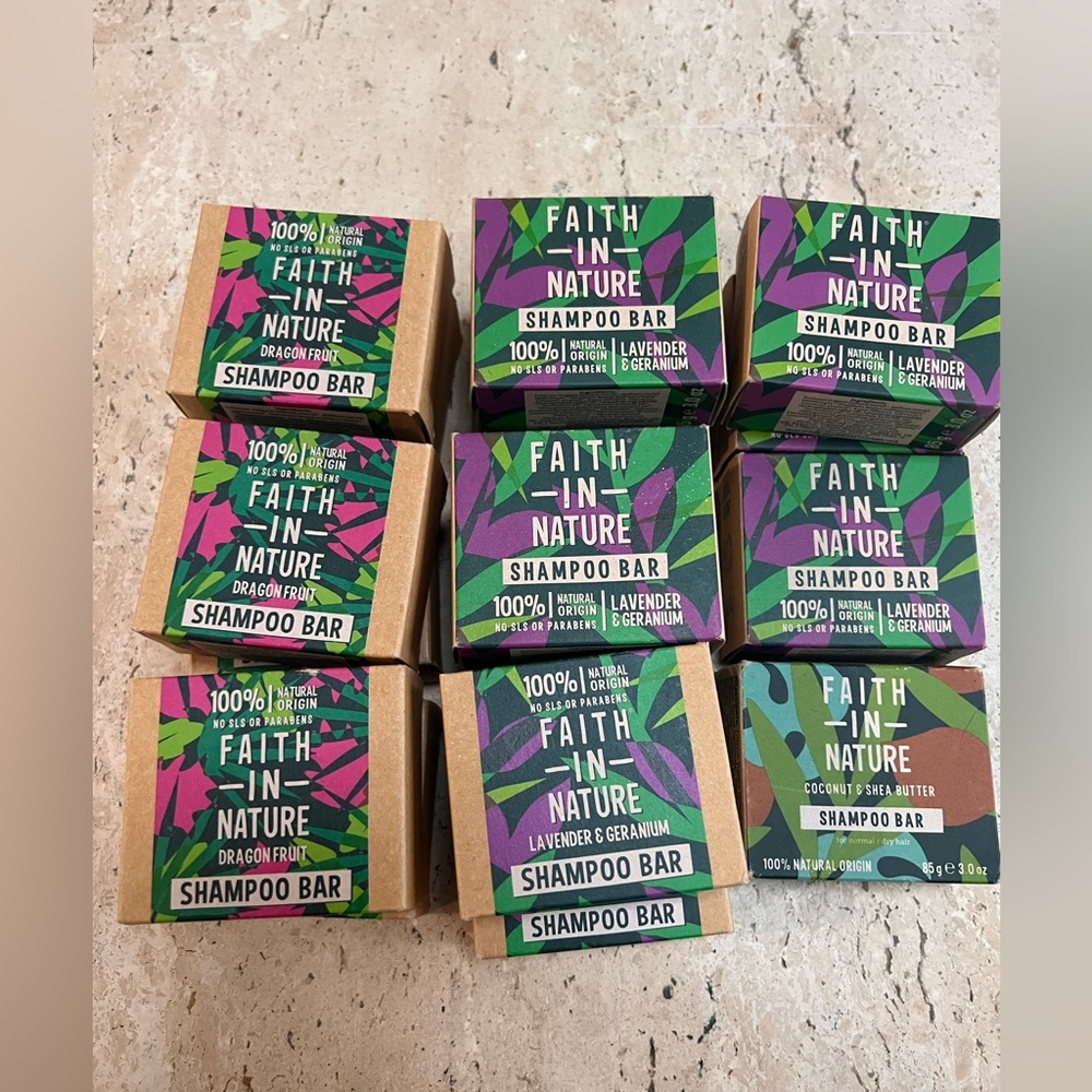 Faith in Nature Natural Dragon Fruit/Lavender  Shampoo Bar 16- 3.00 oz